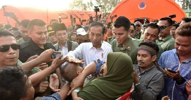 lombok, gempa lombok, bencana gempa lombok, jokowi ke lombok