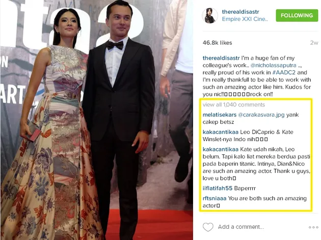Nicholas Saputra - Dian Sastrowardoyo