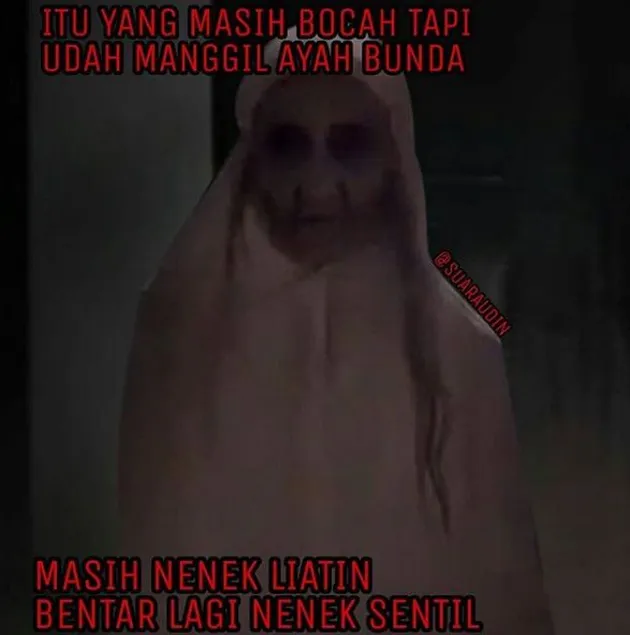 meme lucu, film tak kasat mata, film horor, meme tak kasat mata