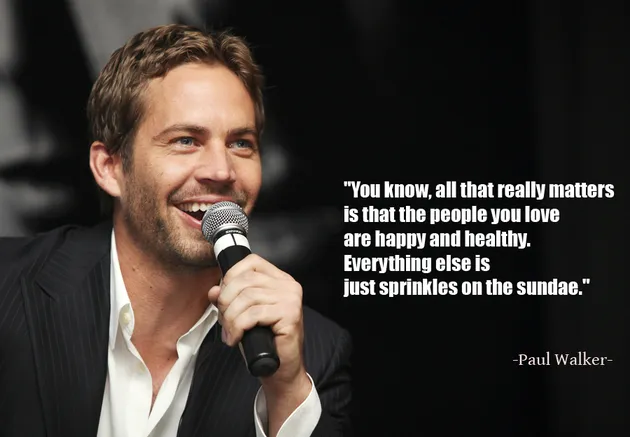 Quotes Terbaik Paul Walker