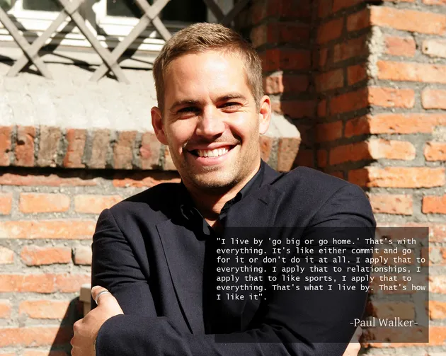 Quotes Terbaik Paul Walker