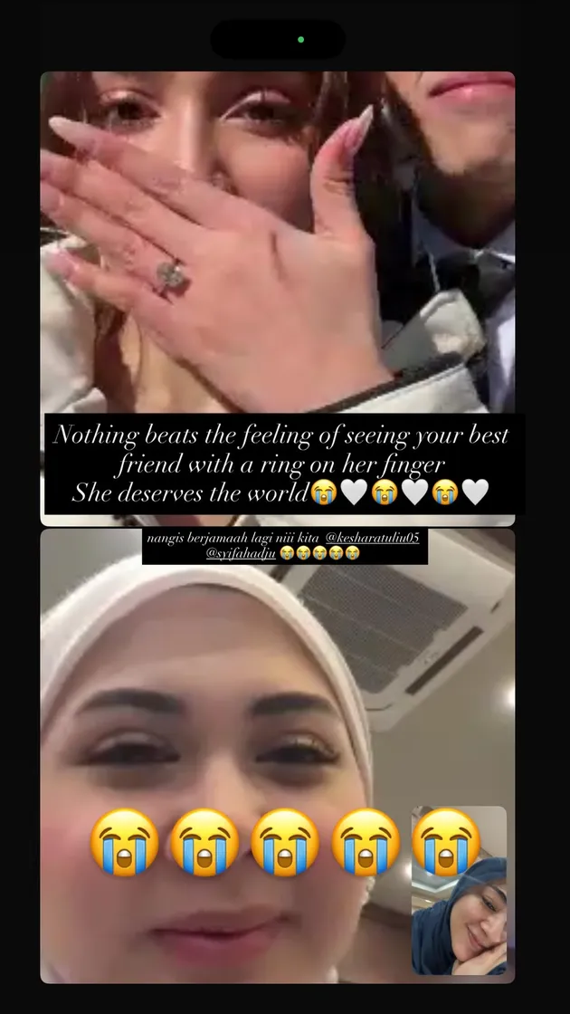 Video call Kesha Ratuliu