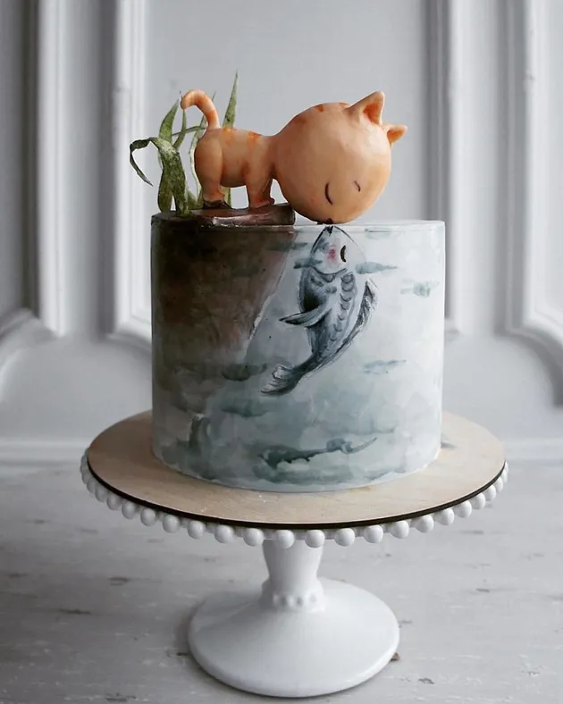 cake aneh