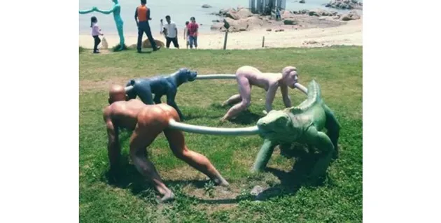 playground fail, berita unik, perosotan berbahaya, taman bermain yang berbahaya, foto unik, gambar u