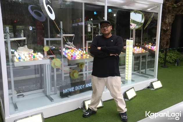 Kimswell foto di depan booth