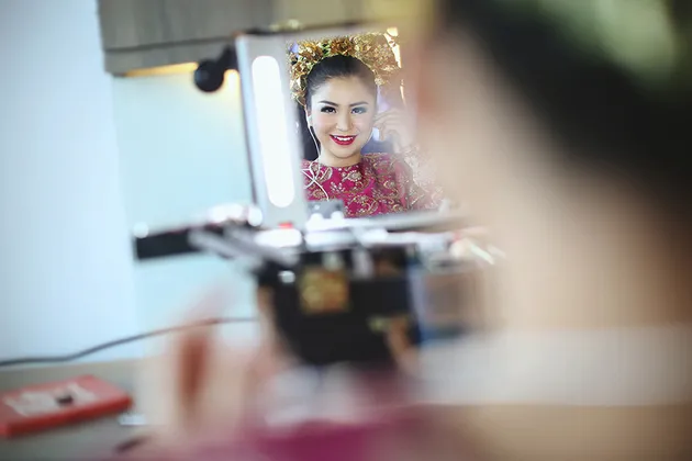 Akad Nikah Putri Titian dan Junior Liem
