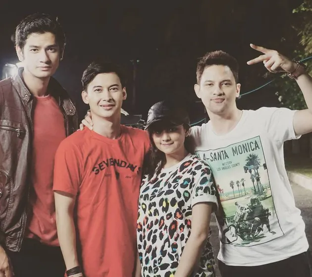 foto-foto Lucky Perdana syuting Anak Menteng
