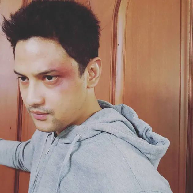 foto-foto Lucky Perdana syuting Anak Menteng