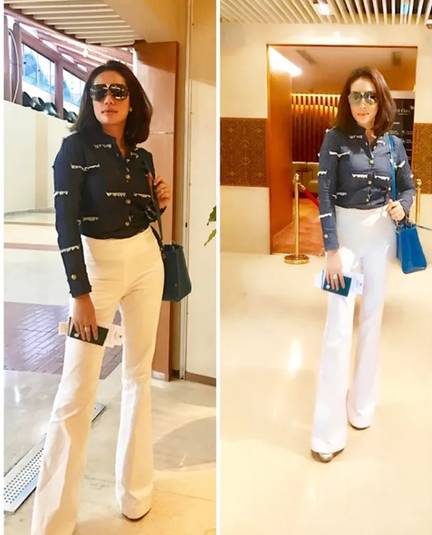 DI SINGAPURA, SHINTA BACHIR PAKAI SWIMSUIT & PAMER PRIA 