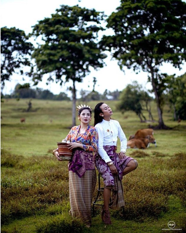 Amidst Divorce News, Nindy Suddenly Becomes a Balinese Girl in the Latest Photoshoot