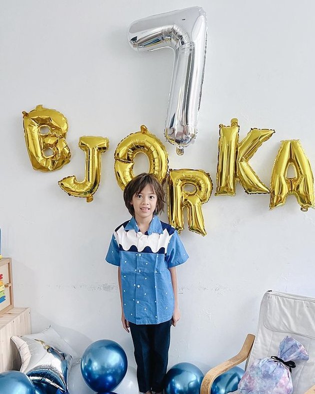 Secretly Already Becoming an Advertisement Model, Here are 10 Photos of Bjorka, Ringgo Agus Rahman's Child, who is now 7 Years Old - Even More Handsome and Tall
