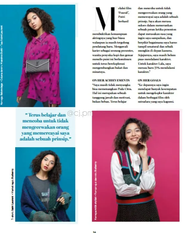 Putri Marion for IN-FINITE Magz