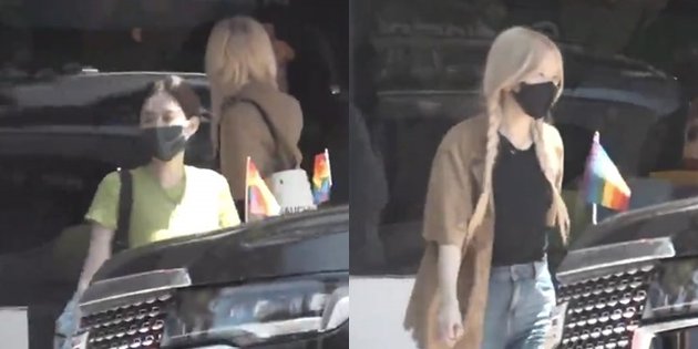 Sebuah video memperlihatkan kalau Rose dan Jennie sedang berbelanja di toko pakaian anak di Los Angeles, Amerika Serikat.