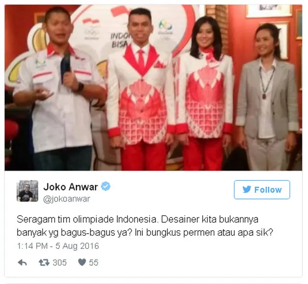 Kostum Olimpiade Indonesia