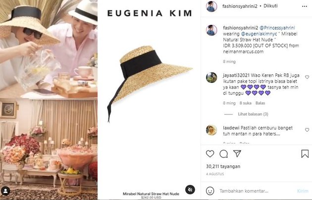 Always Looks Luxurious, Here are 7 Portraits of Syahrini's Hat Collection that Feels Like Installing Canopy