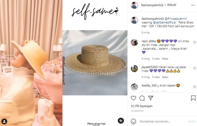 Always Looks Luxurious, Here are 7 Portraits of Syahrini's Hat Collection that Feels Like Installing Canopy
