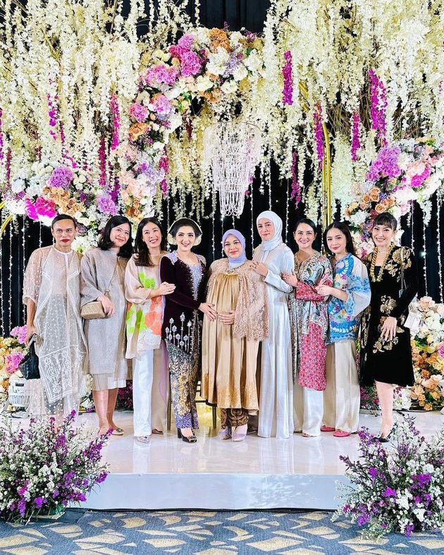 Called More 'Wow' than the Host, Here are 8 Detailed Portraits of Ashanty's Appearance Like a Winged Angel at Aurel Hermansyah's Seven-Month Event