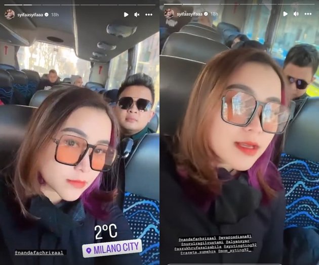 Highlighted Because of Wearing and Taking Off Hijab, 8 Pictures of Syifa Ayu Ting Ting's Little Sister Vacationing in Milan - Showing Off New Hair?