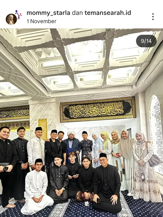 Foto Insanul bersama Ustaz Derry dan Inara