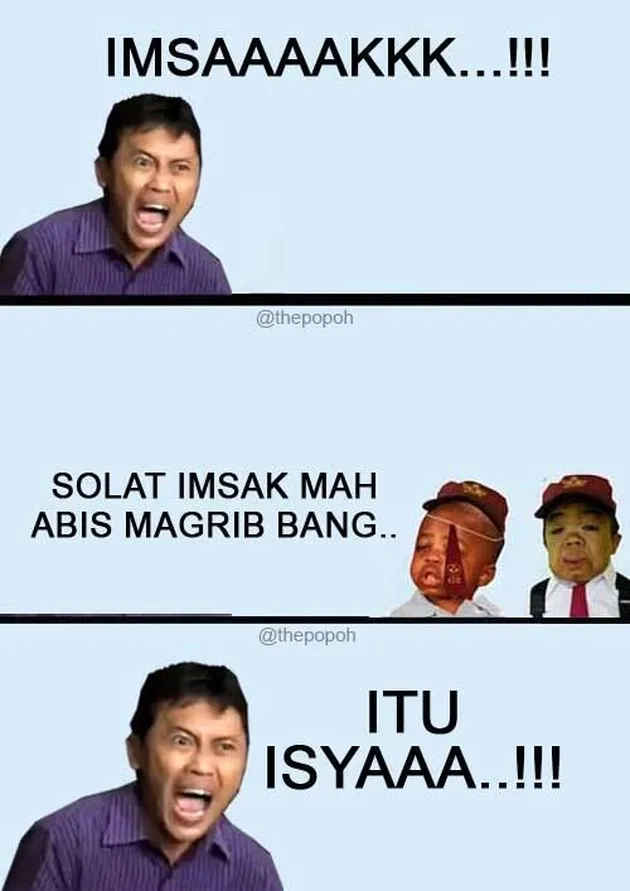 meme imsak, meme lucu