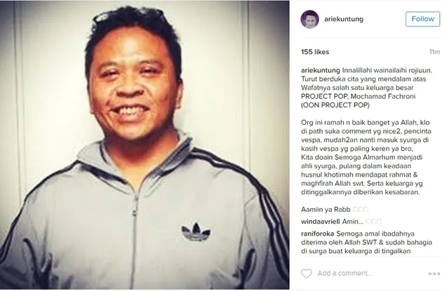 selebriti indonesia, oon project pop