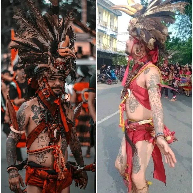 Formerly Popular Starred in Toothpaste Ads with Tasya Kamila, Here are 8 Photos of the Actor Whose Body is Now Full of Tattoos - Active as a Dayak Culture Preserver