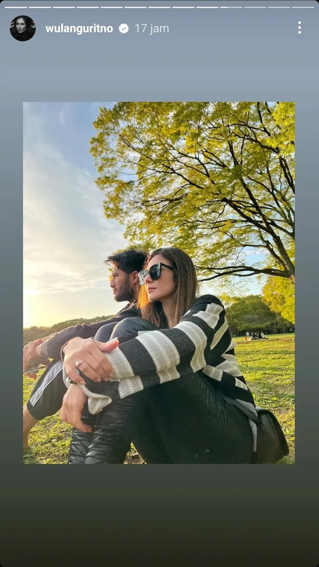 Wulan Guritno Liburan ke Jepang