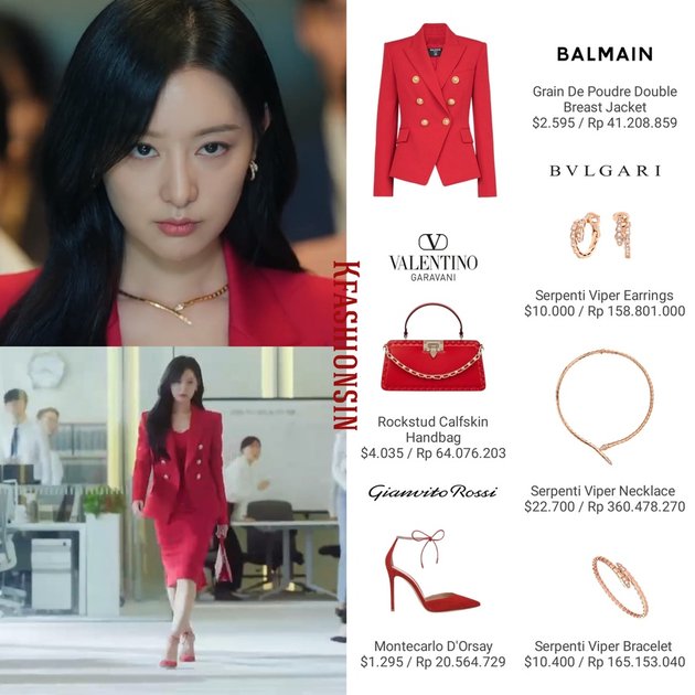 Fashion Kim Ji Won in the drama QUEEN OF TEARS, Luxurious and Expensive