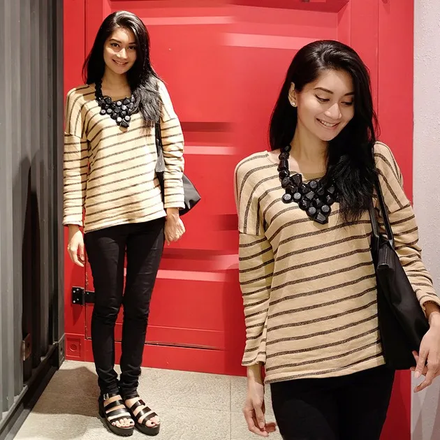 FASHIONABLE, GAYA OOTD AYU PRATIWI INI WAJIB DITIRU 