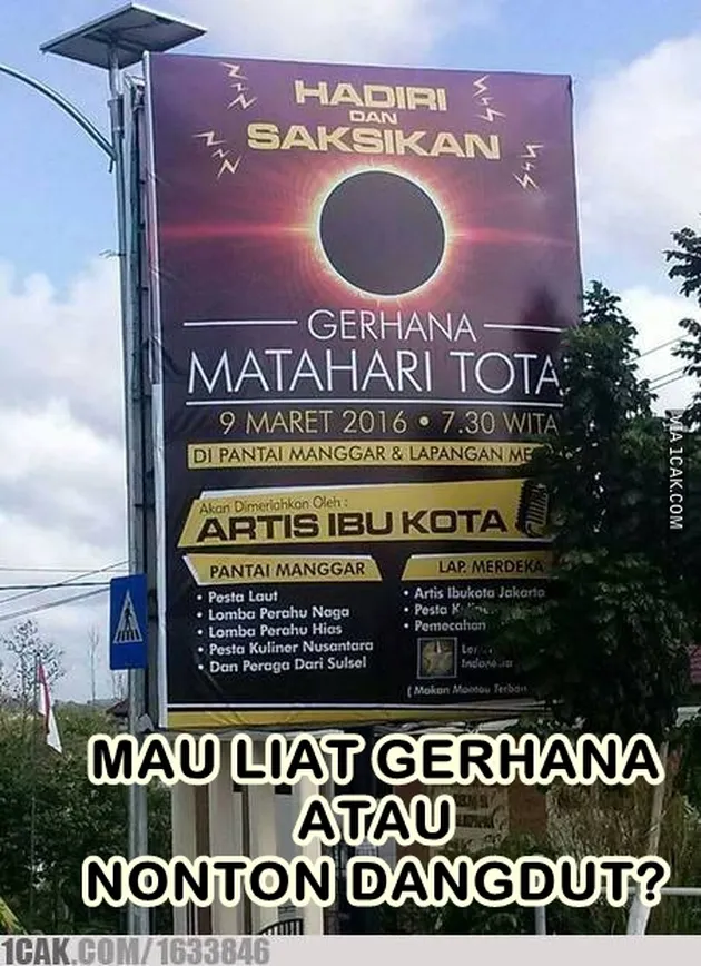 Meme Gerhana Matahari