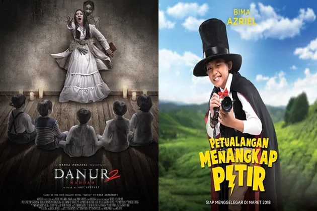 'DANUR 2: MADDAH' bercerita tentang Risa dan tiga sahabat hantunya. Risa dan sang adik sering menginap di rumah om-nya. Awalnya tak ada yang aneh, tapi Risa menyadari ada hal janggal terjadi. Film ini masih dibintangi Prilly Latuconsina | Buat anak-anak boleh nih nonton 'PETUALANGAN MENANGKAP PETIR'. Sterling adalah YouTuber terkenal di Hong Kong. Keluarganya memutuskan kemabli ke Indonesia. Pertemuan dengan bocah Tanah Air, membuat Sterling punya petualangan baru | Dua film ini tayang 29 Maret.