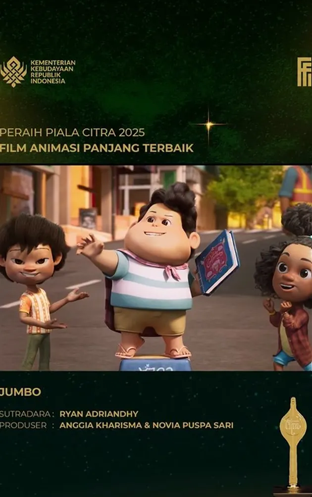 Jumbo Film Animasi Panjang Terbaik di FFI 2025