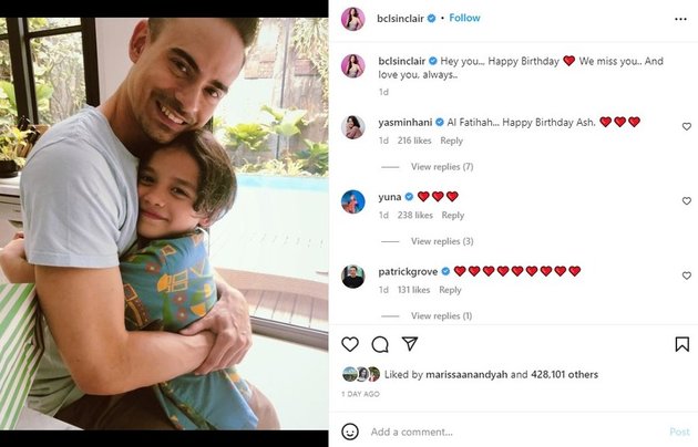Tepat di hari ulang tahun Ashraf Sinclair, BCL mengunggah foto lawas sang suami bersama putra mereka sambil menuliskan pesan menyentuh.