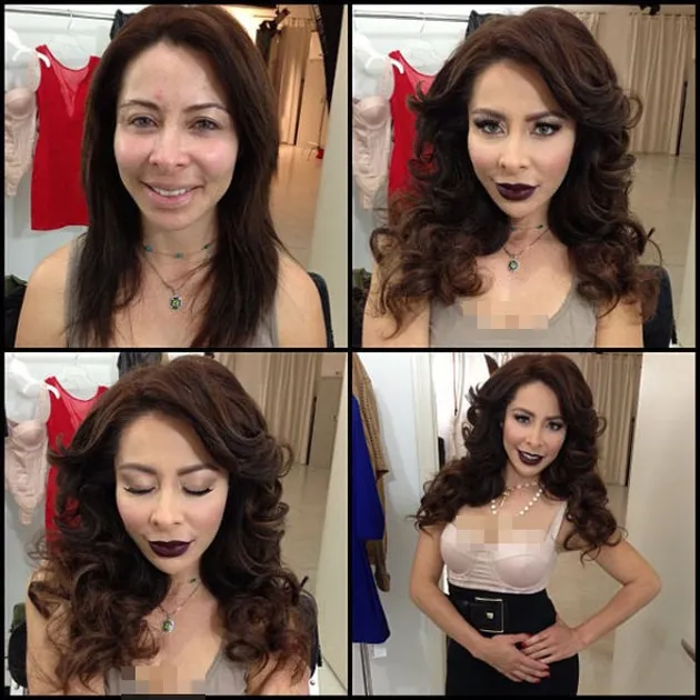 Foto bintang porno tanpa make up