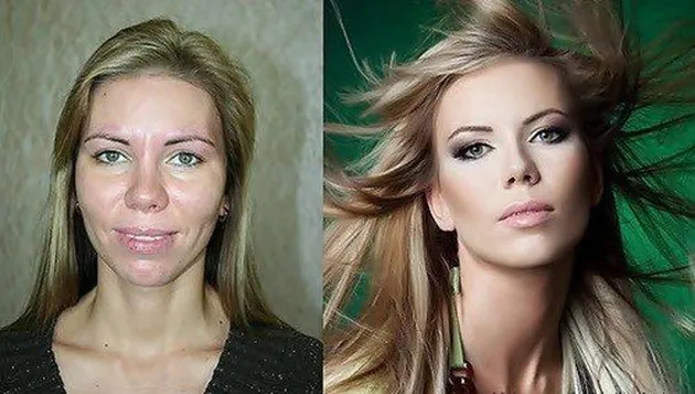 Foto dahsyatnya make up