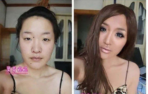 Foto dahsyatnya make up