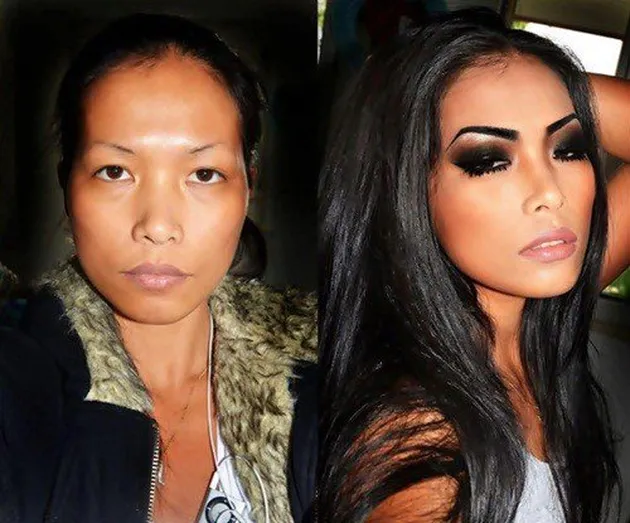 Foto dahsyatnya make up