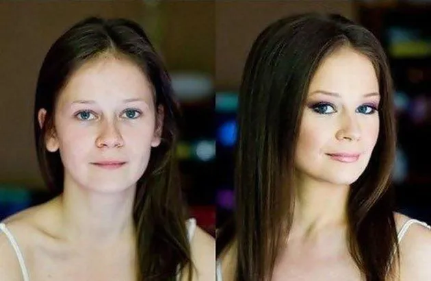 Foto dahsyatnya make up