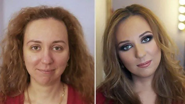 Foto dahsyatnya make up