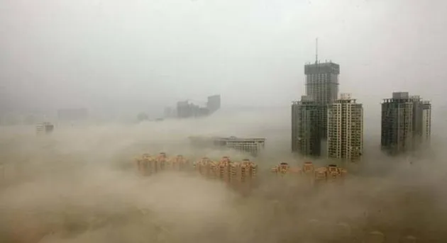 Foto Polusi di China Parah