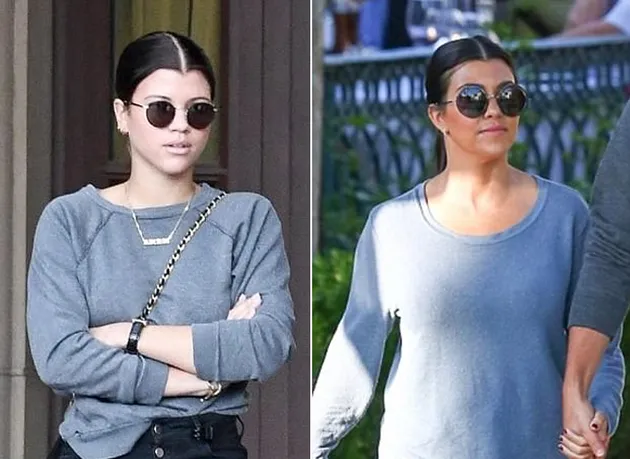 Kourtney Kardashian Sofia Richie Lookalike