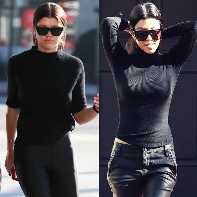 Kourtney Kardashian Sofia Richie Lookalike