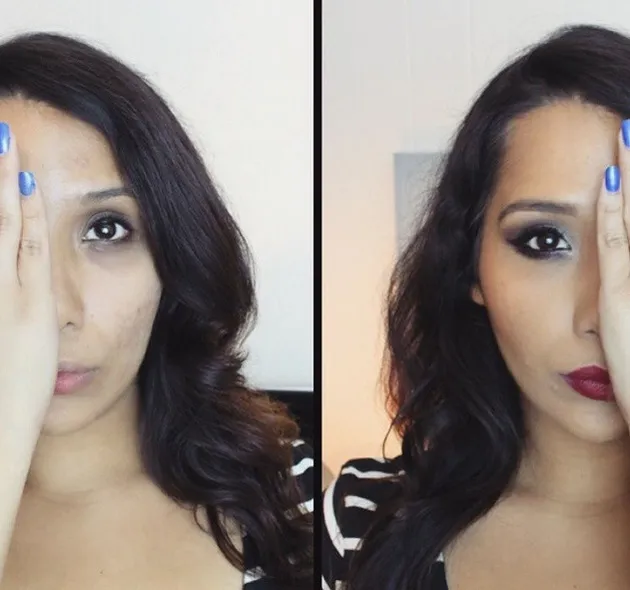 foto-foto tanpa make up