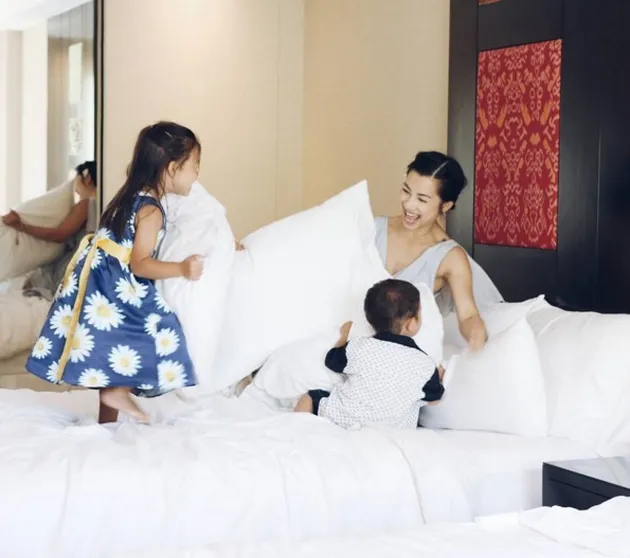 Jennifer Bachdim liburan di Bali