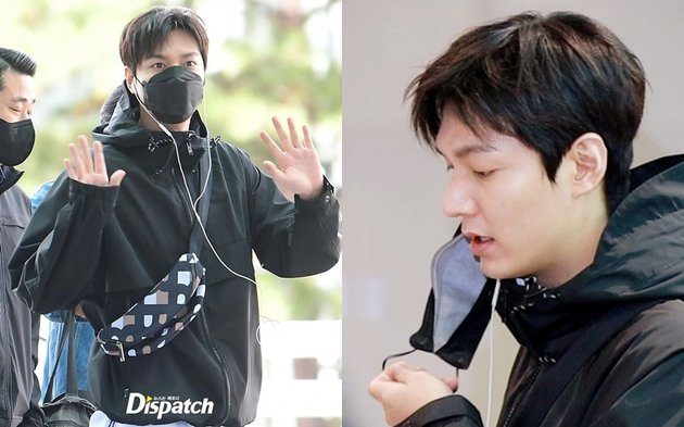 Lee Min Ho terlihat begitu bercahaya saat berada di bandara Incheon pada hari Selasa (20/9) ini. Pesonanya saat berjalan di bandara begitu mencuri perhatian!