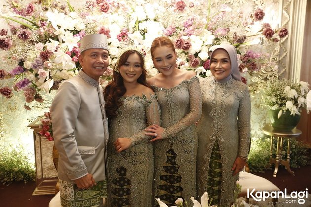 Photos of Ayu Ting Ting's Family at the Siraman and Pengajian Syifa Events, Happy to Wear Matching Outfits