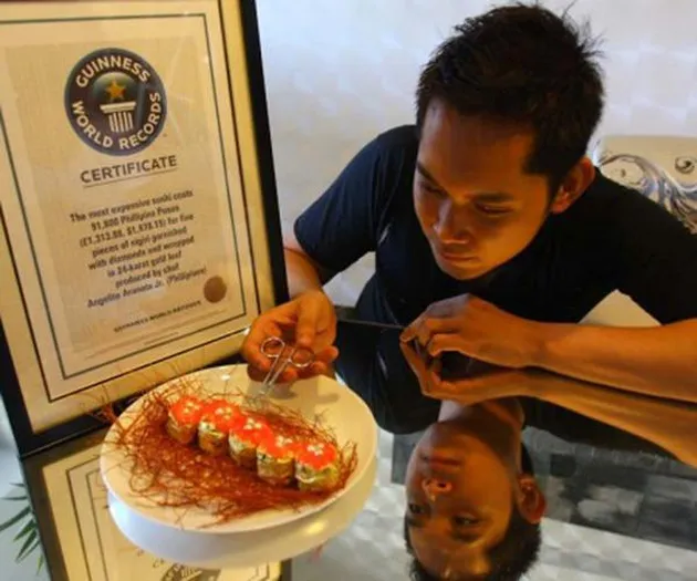 foto makanan - minuman termahal di dunia