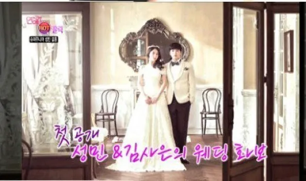 Lee Sungmin - Kim Sa Eun Menikah
