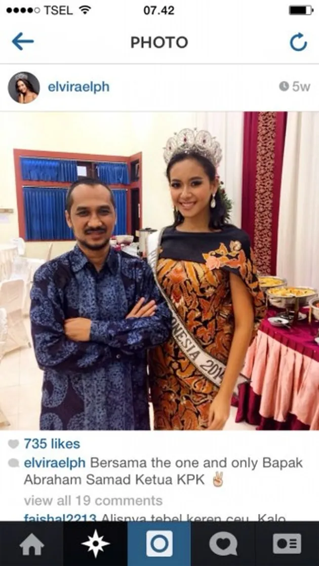 Abraham Samad - Elvira Devinamira