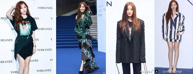 seleb busana terbaik di SFW 2017